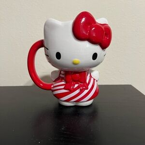 Sanrio Hello Kitty Christmas Peppermint Dress Ceramic Mug NEW